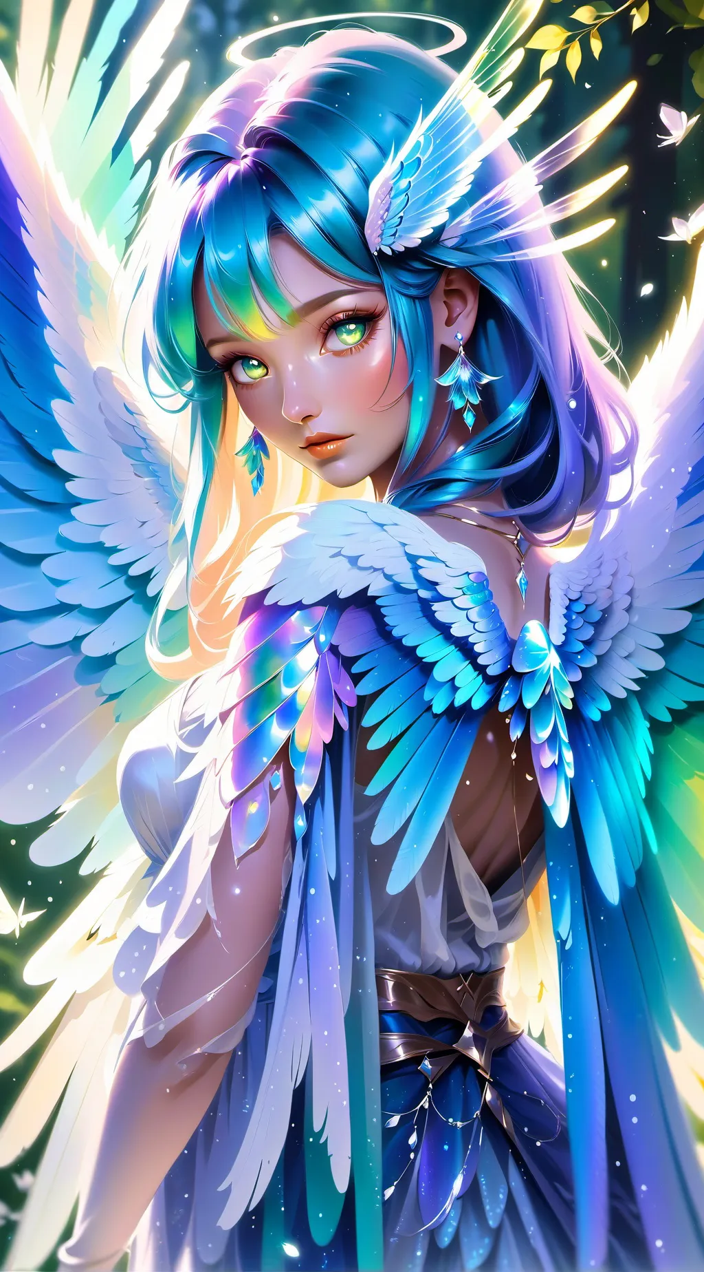 ai character: Y/N is a angle???? background