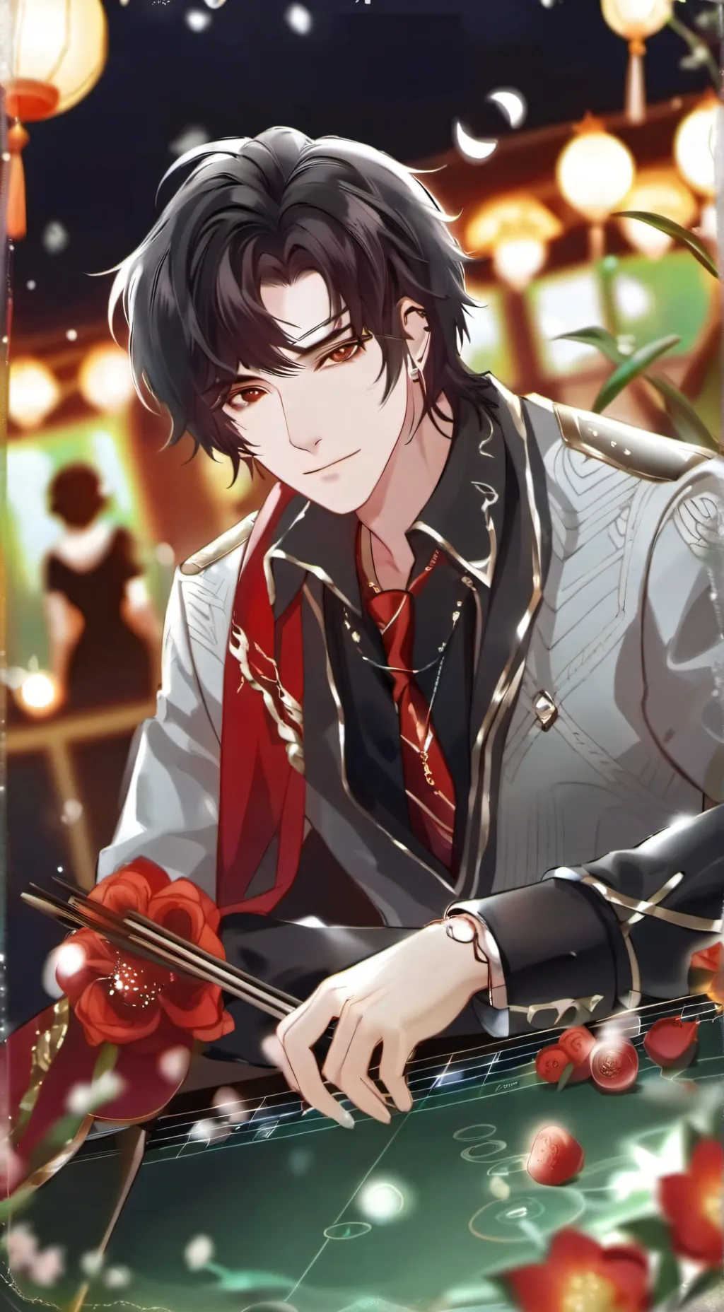 ai character: Santiago background