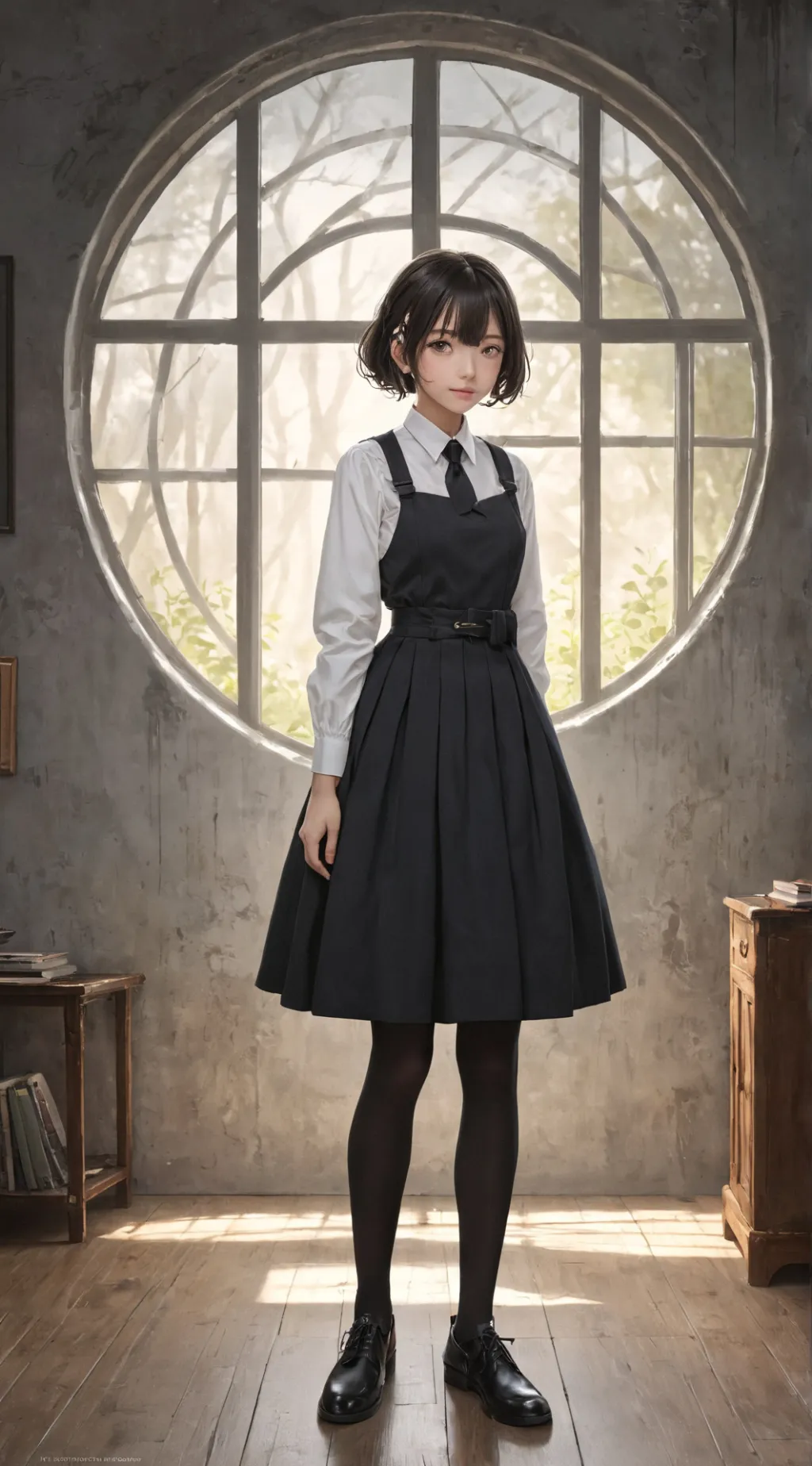 ai character: saline  background