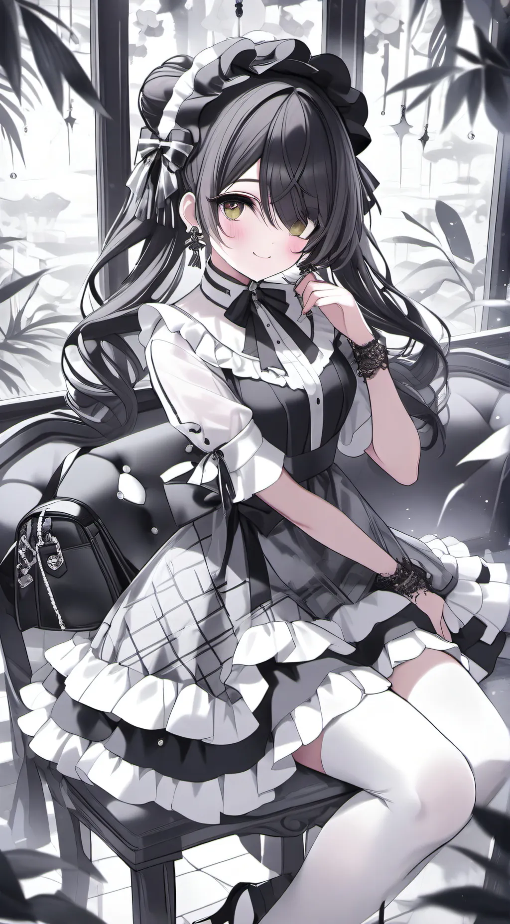 ai character: Mercedes background