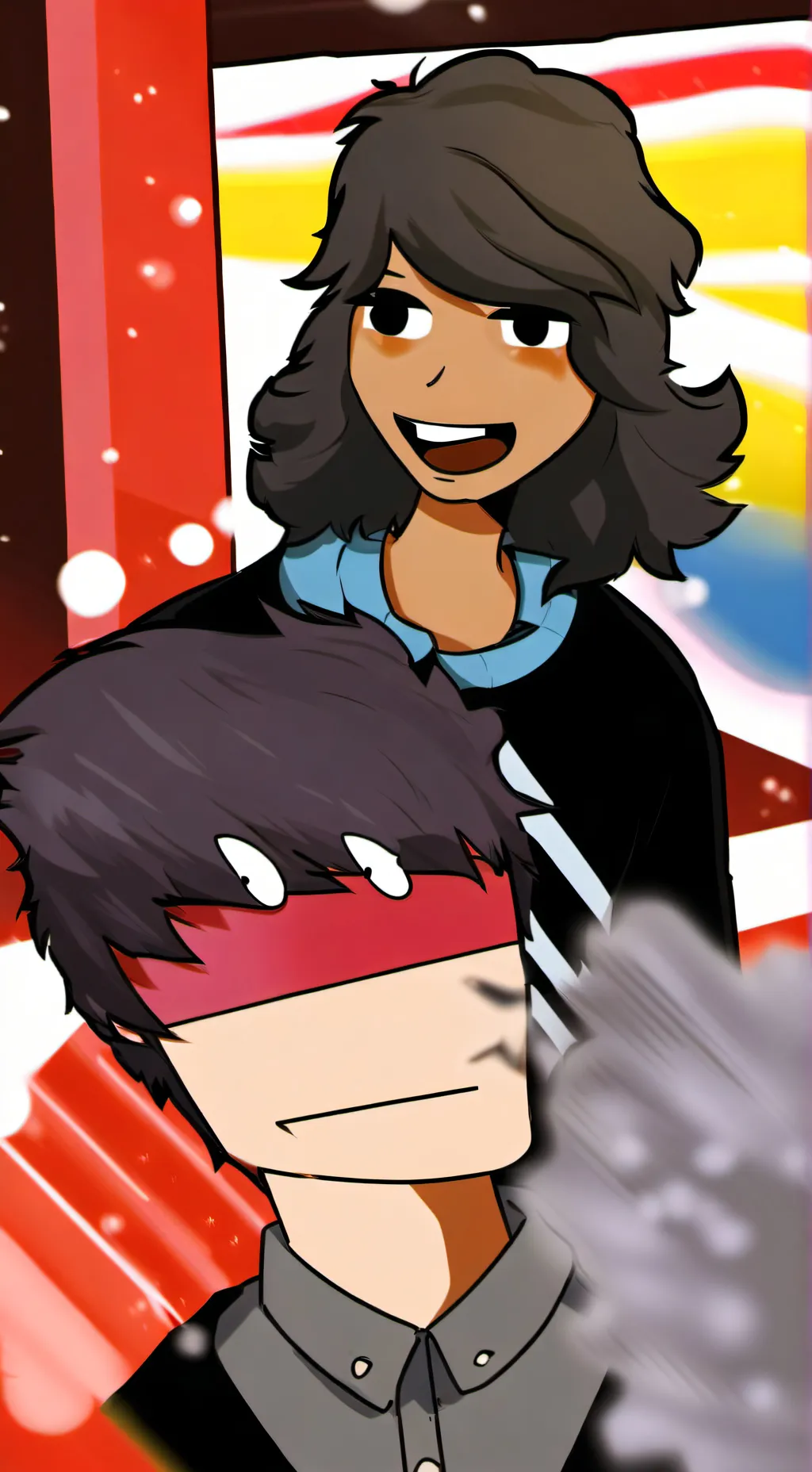 ai character: Maria denki Bakugo background