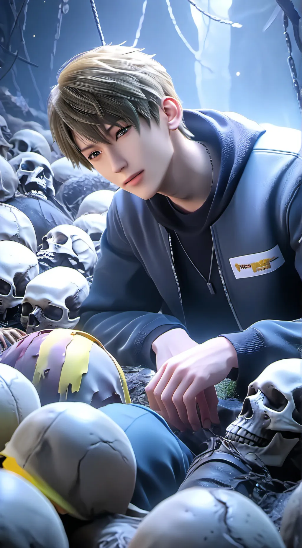 ai character: killer man background