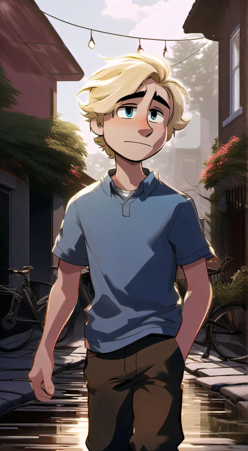 ai character: Harry Hurst  background