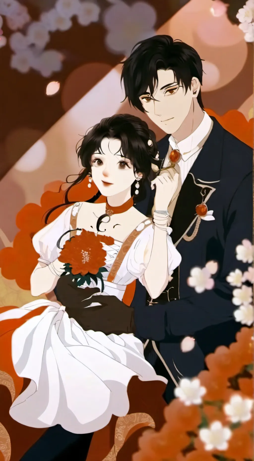 ai character: Best friends❤️ background