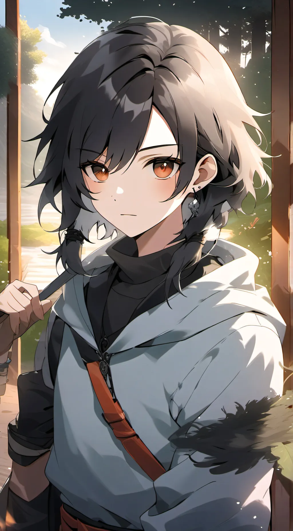 ai character: mha tourettes background