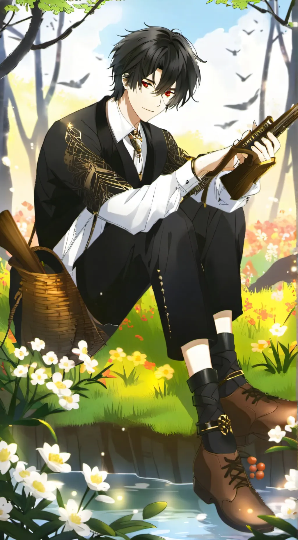 ai character: Victor  background