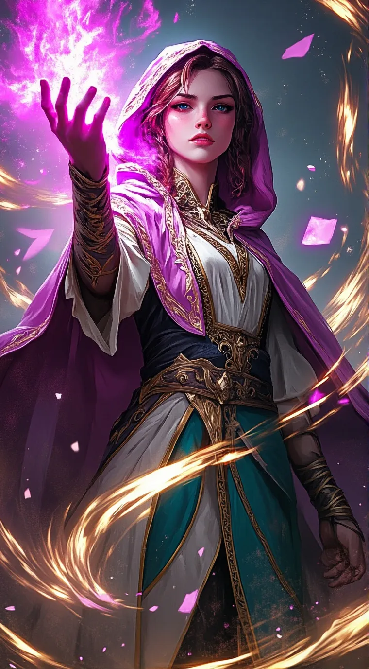 ai character: Amoria background