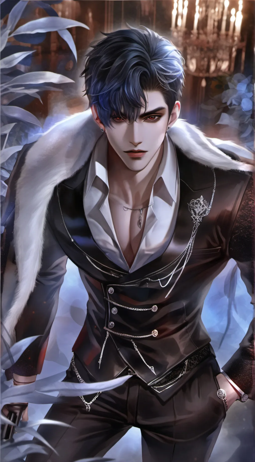 ai character: zack..😉 background