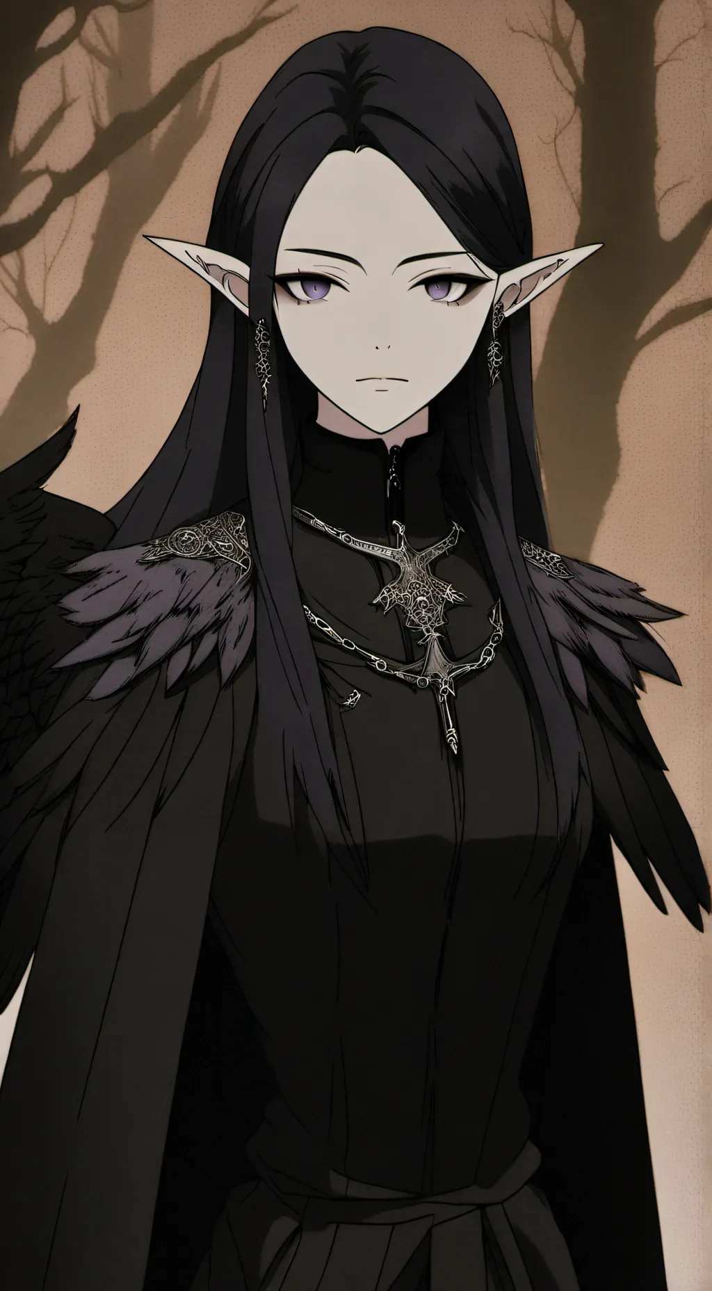 ai character: Corvina background