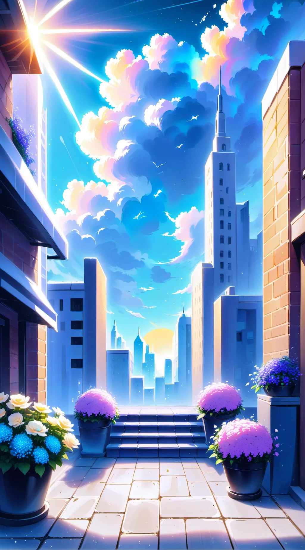 ai character: Friend group! ❤️ background