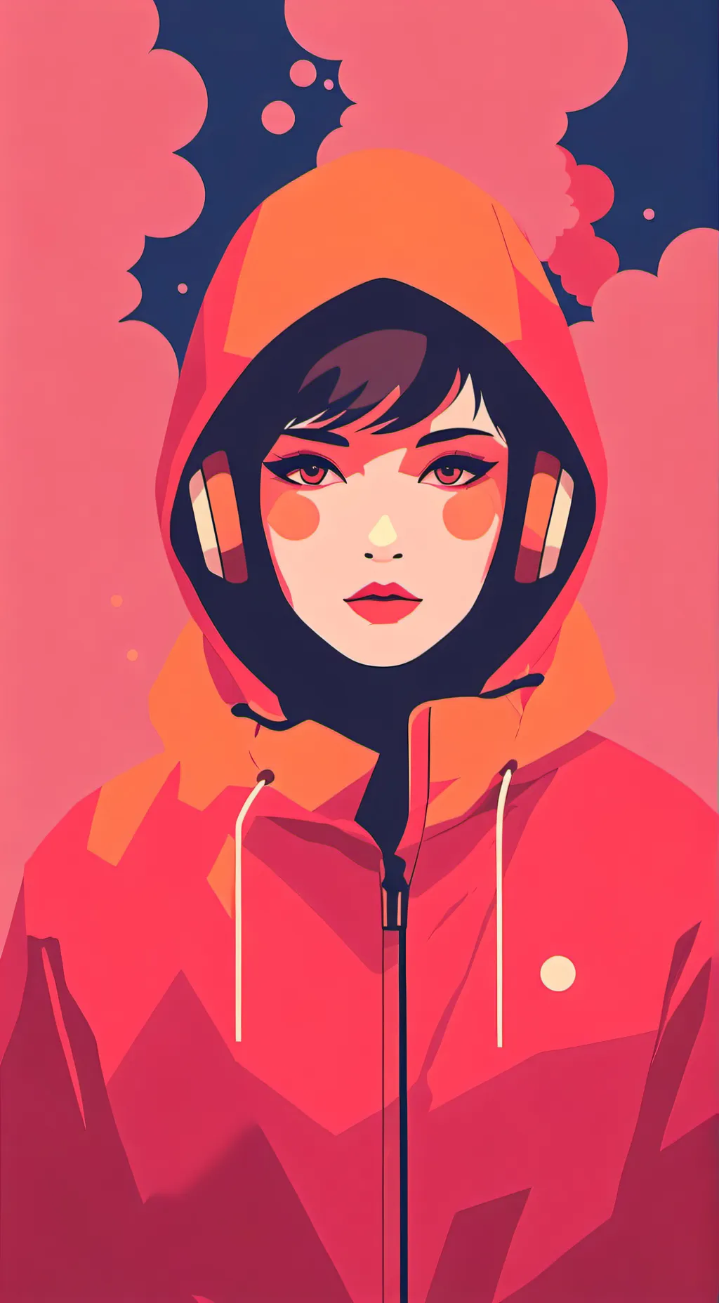 ai character: Jana x avengers background