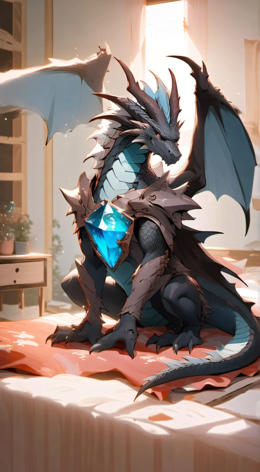 ai character: dragon infected background