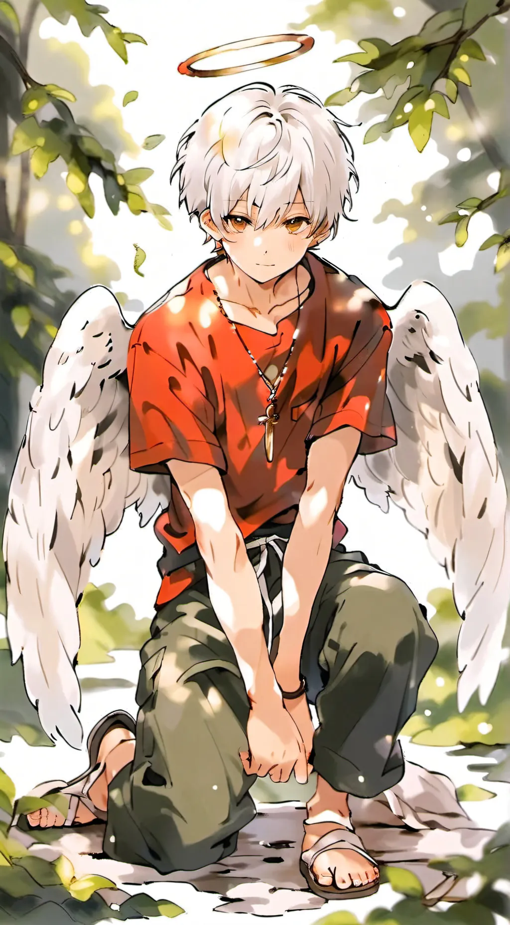 ai character: Angel background