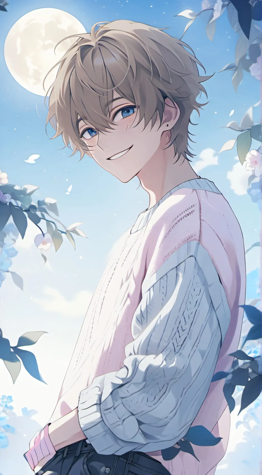 ai character: drew background