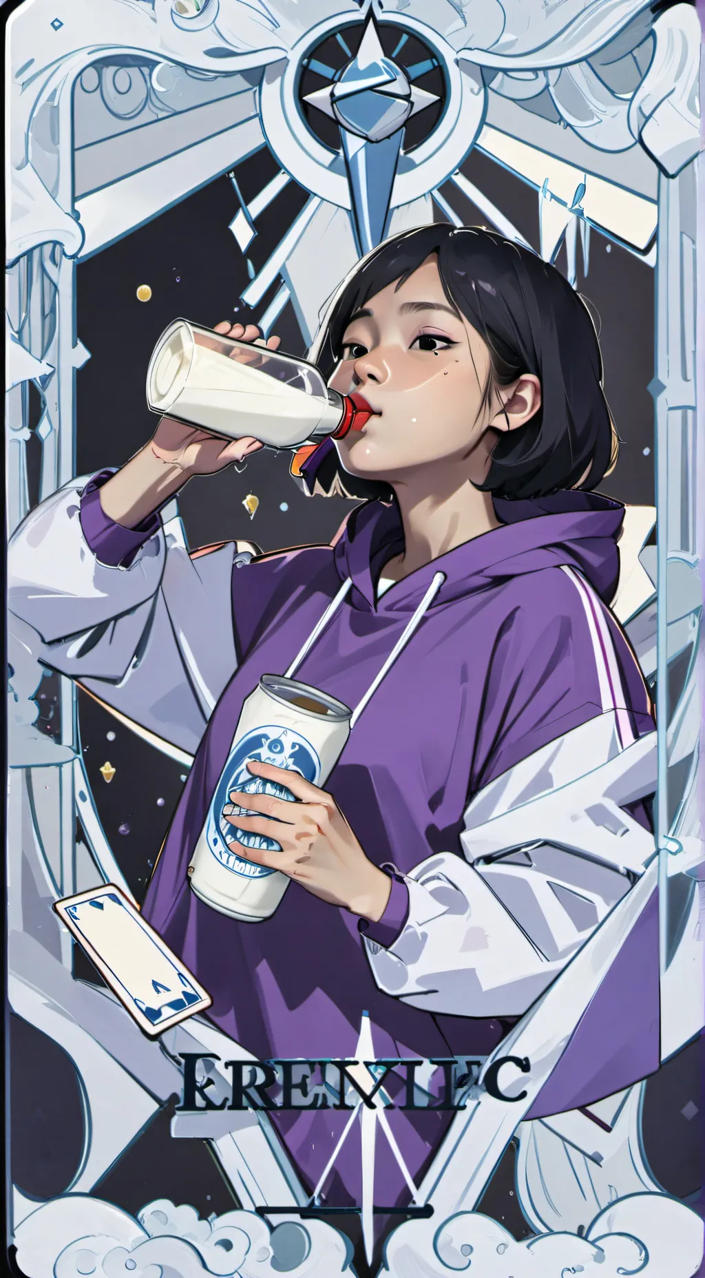 ai character: Zareera:)  background