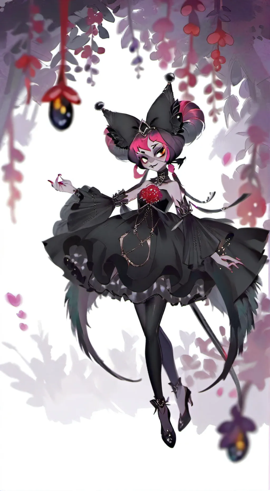 ai character: velvette background