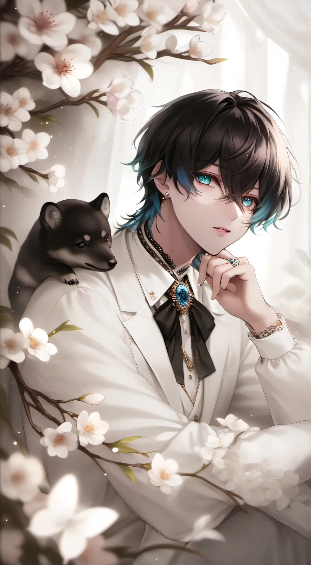 ai character: leo background