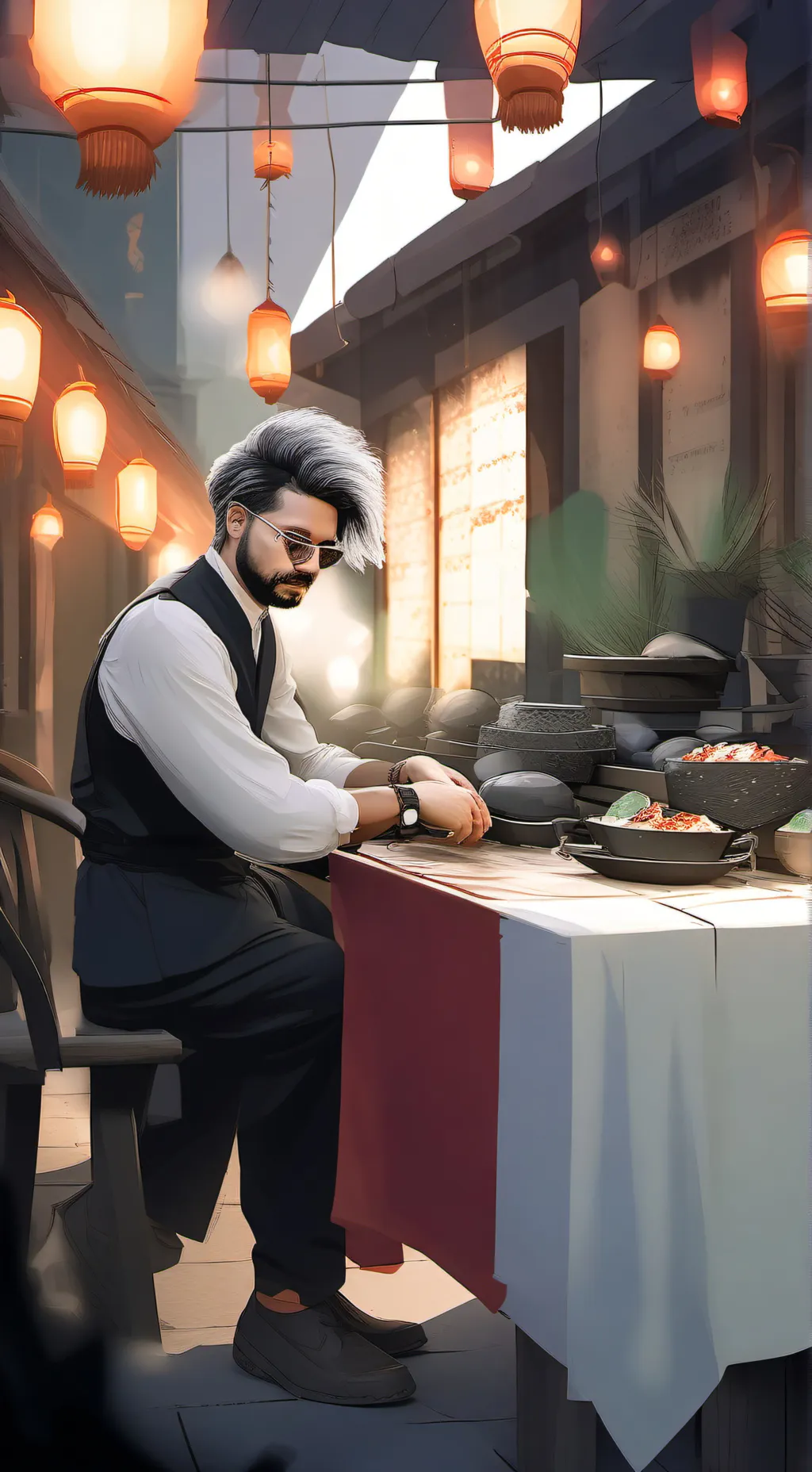 ai character: Skz background