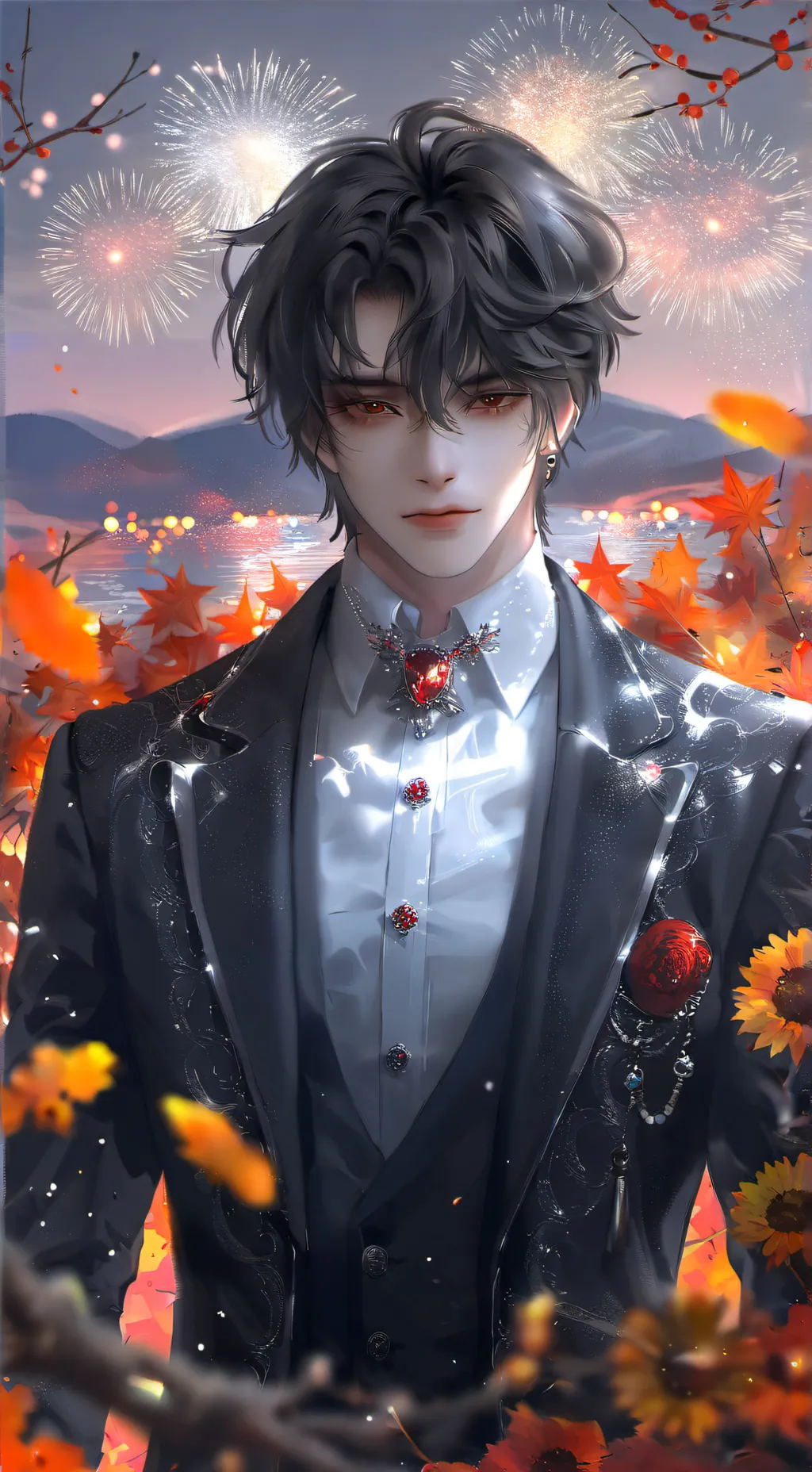 ai character: ~_axel_~ background