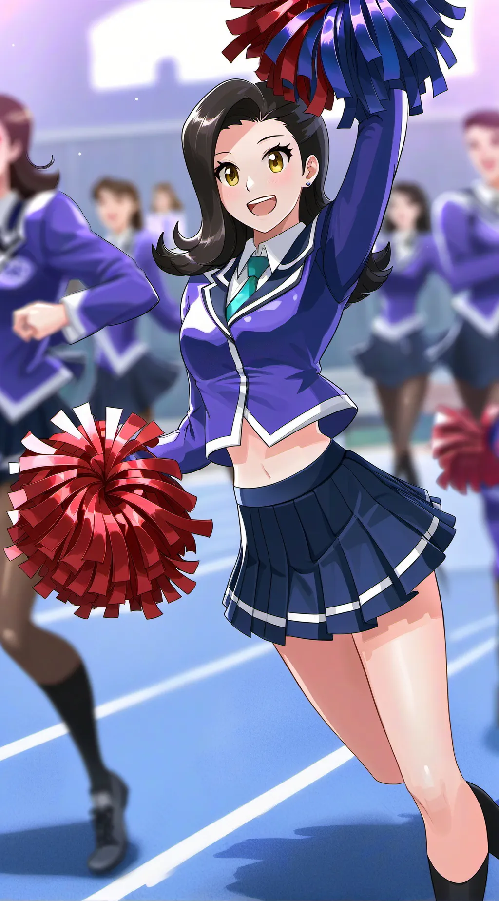 ai character: Ashley Graham  background