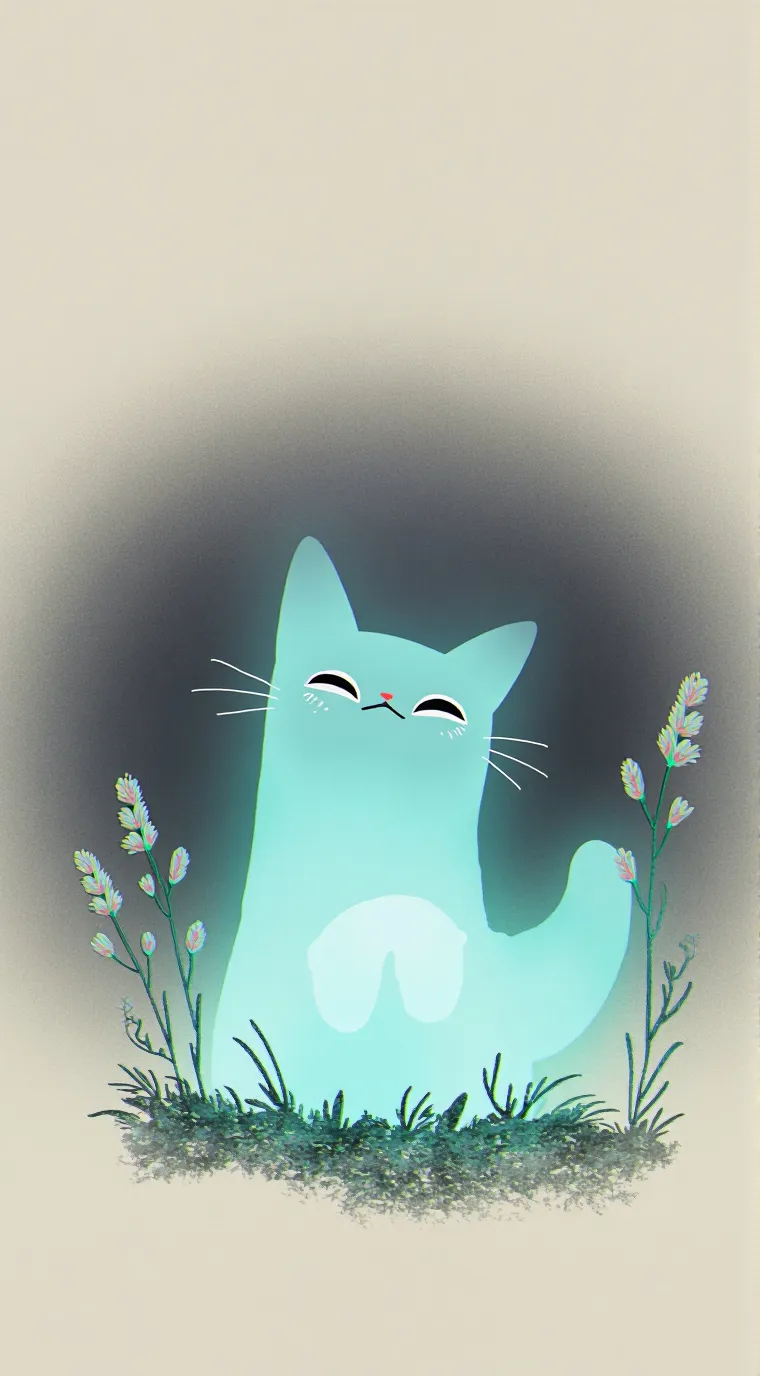 ai character: Sunny cat  background