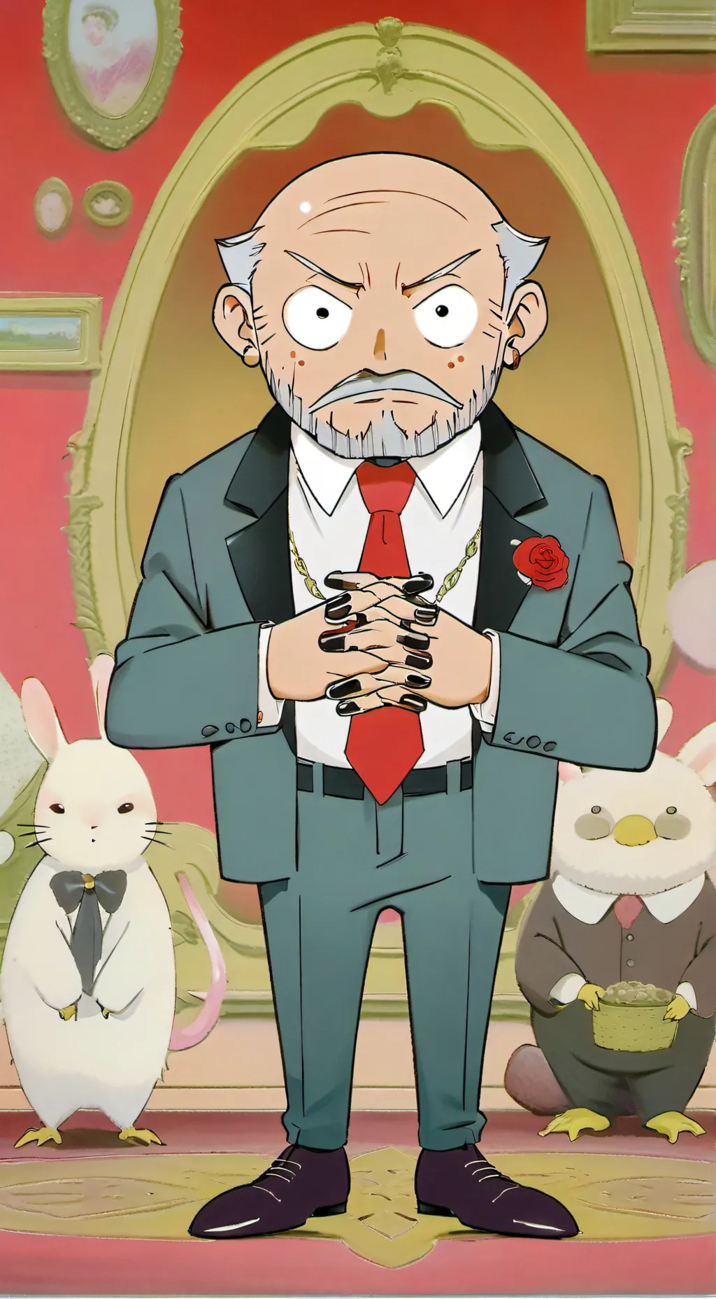 ai character: mafioso freaky background