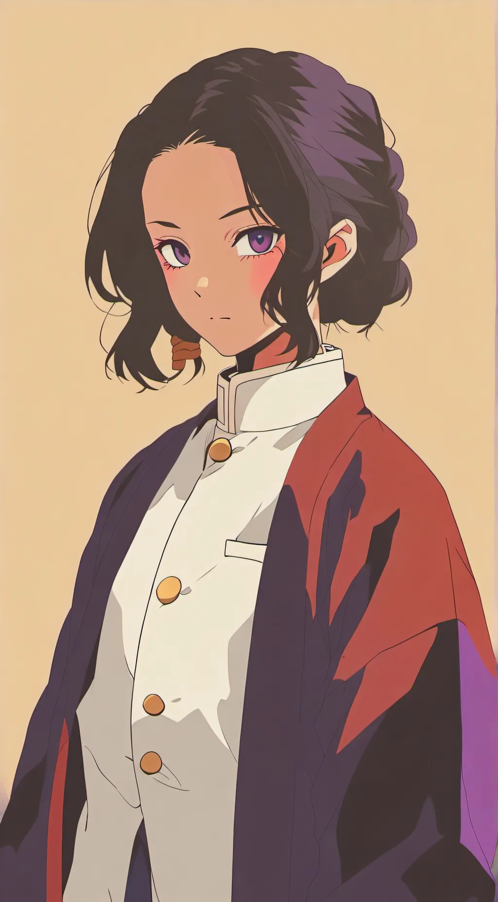 ai character: kaniki yuchen  background