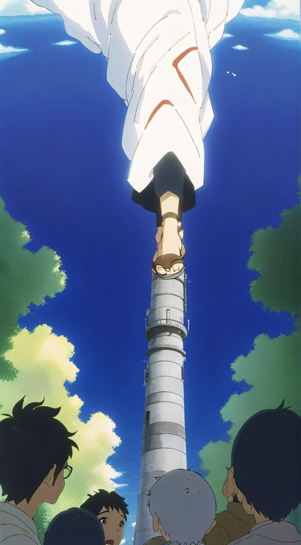 ai character: green the desert background