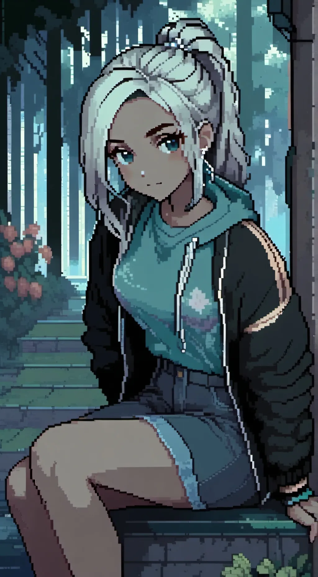 ai character: Luna background