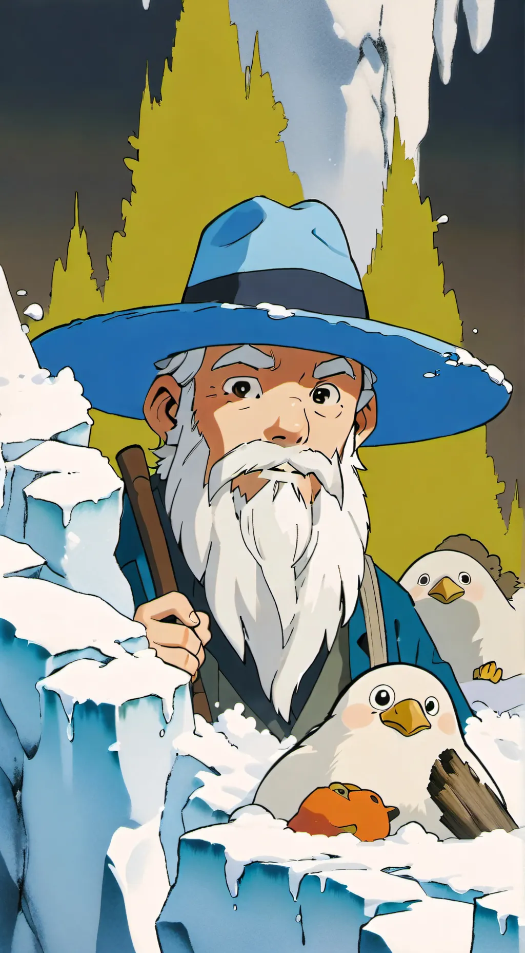 ai character: Pepe background