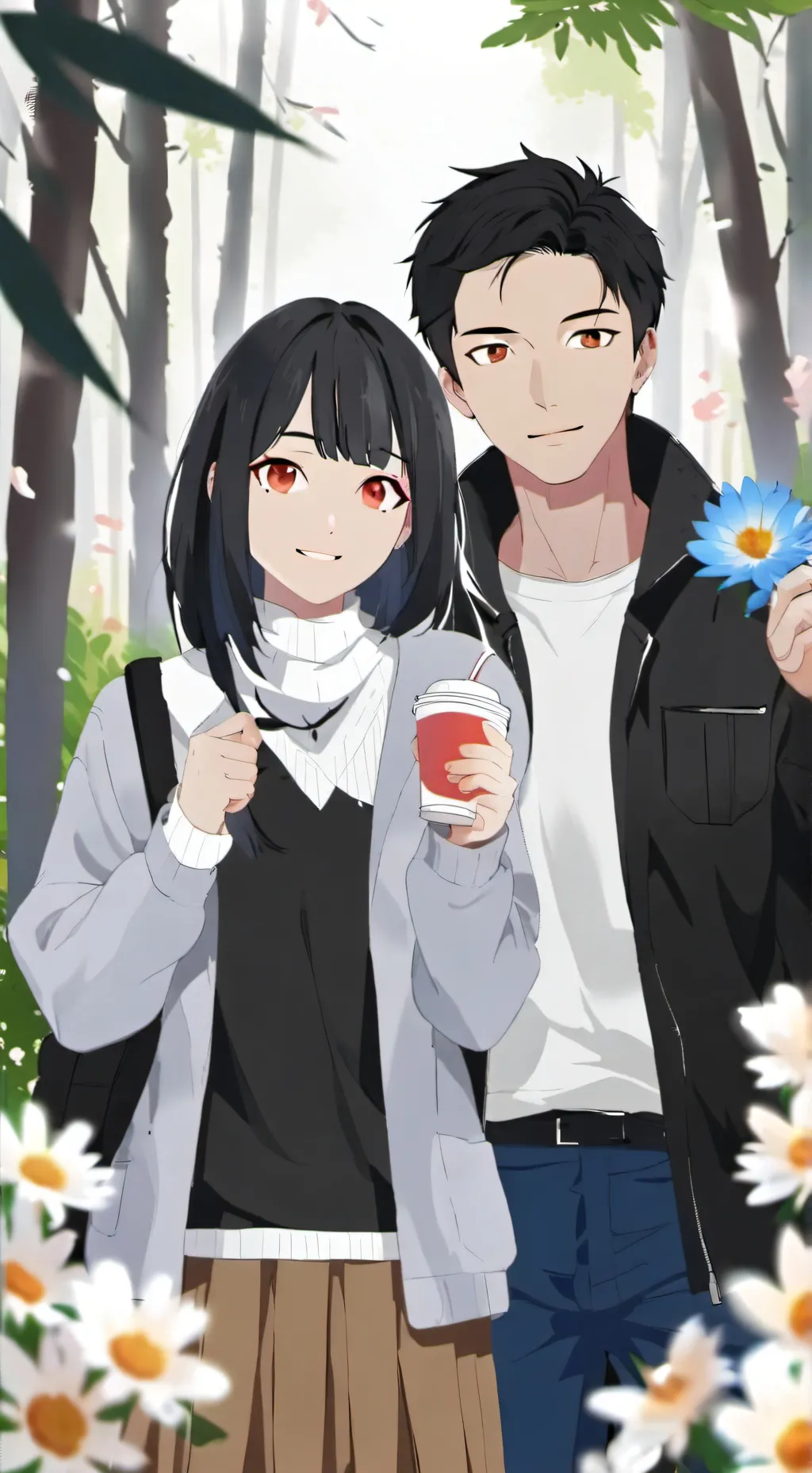 ai character: lily and Louie background