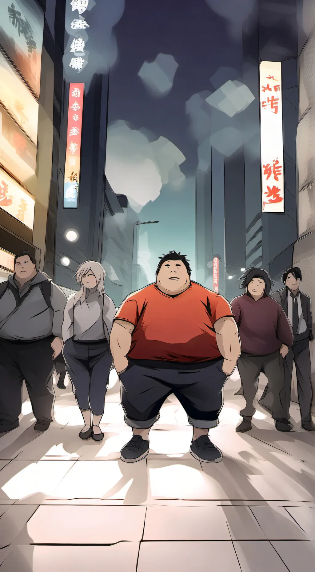 ai character: Fat apocalypse V2 background