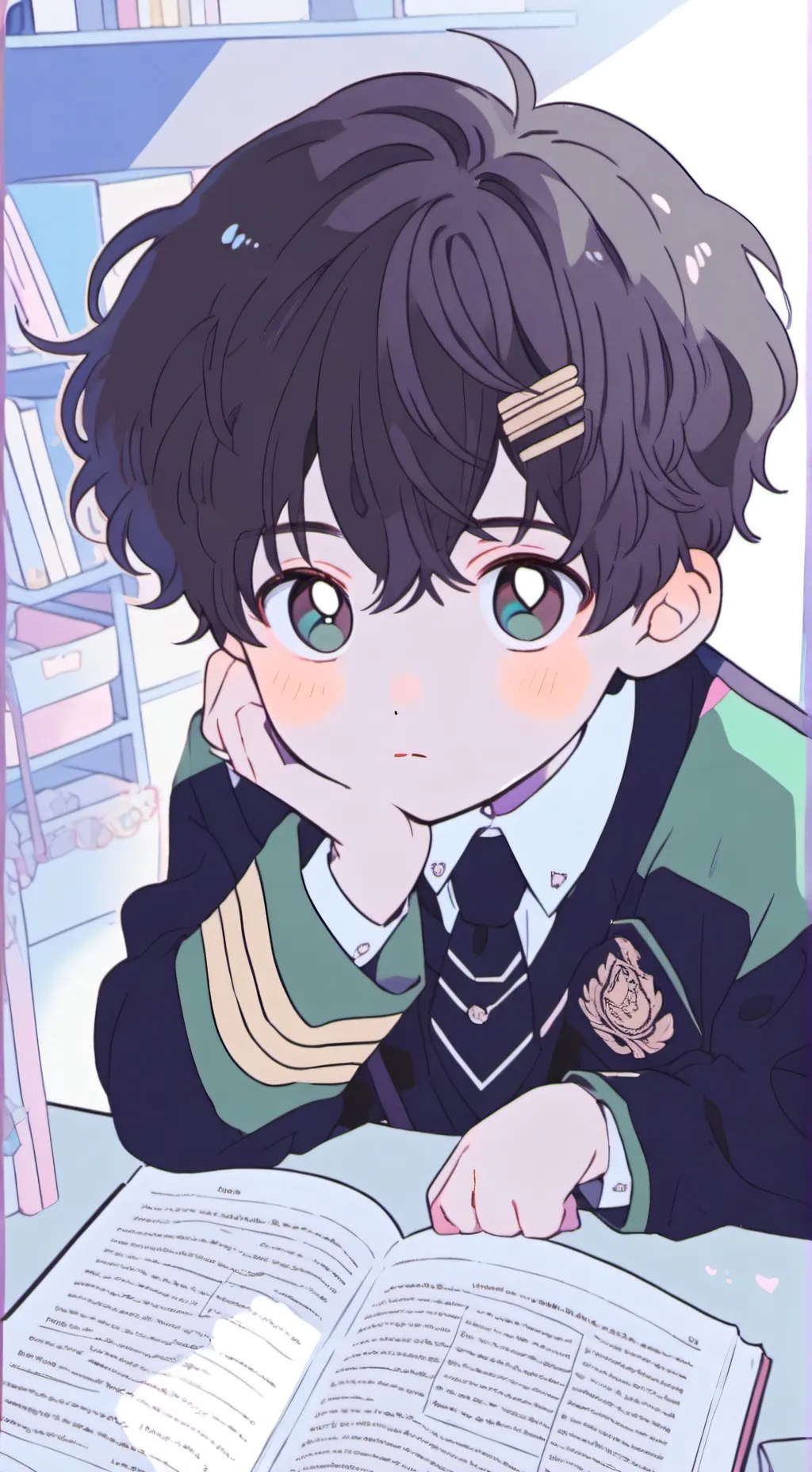 ai character: Greg  background