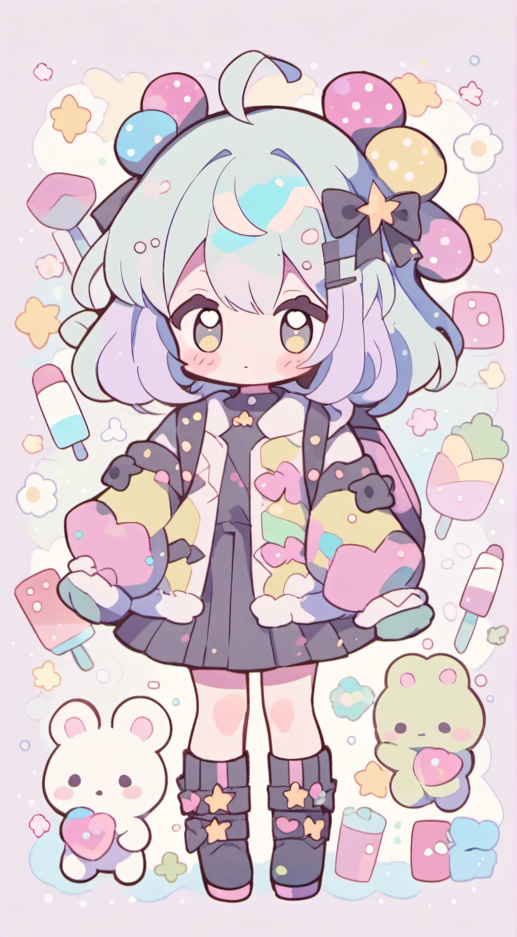 ai character: Shōta my bbyy🙃💗✨️ background