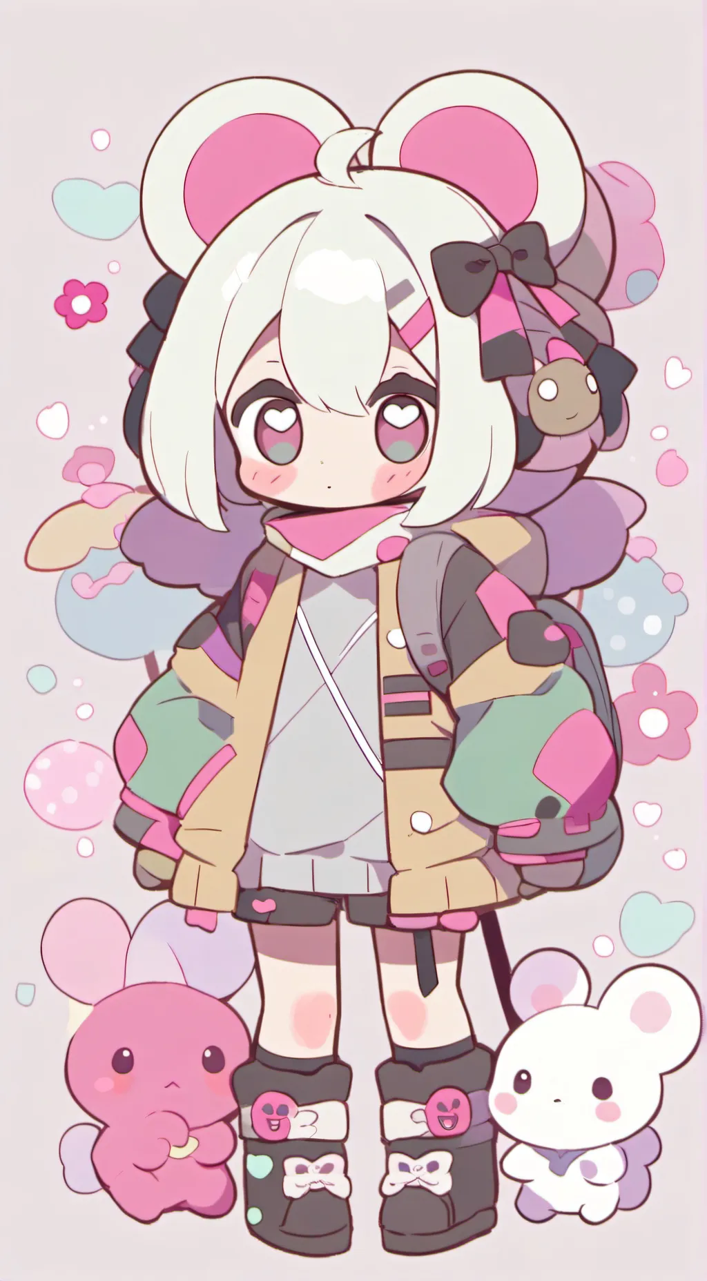 ai character: Sprunki and Friend background