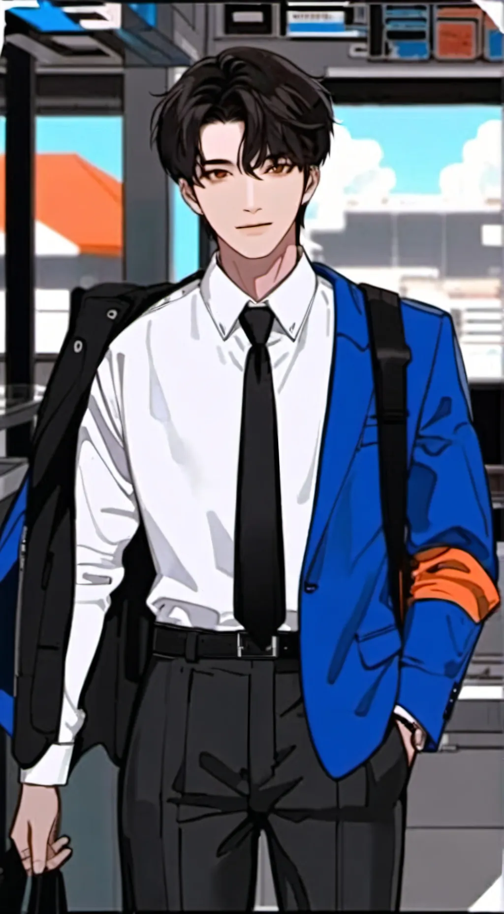 ai character: ana  background