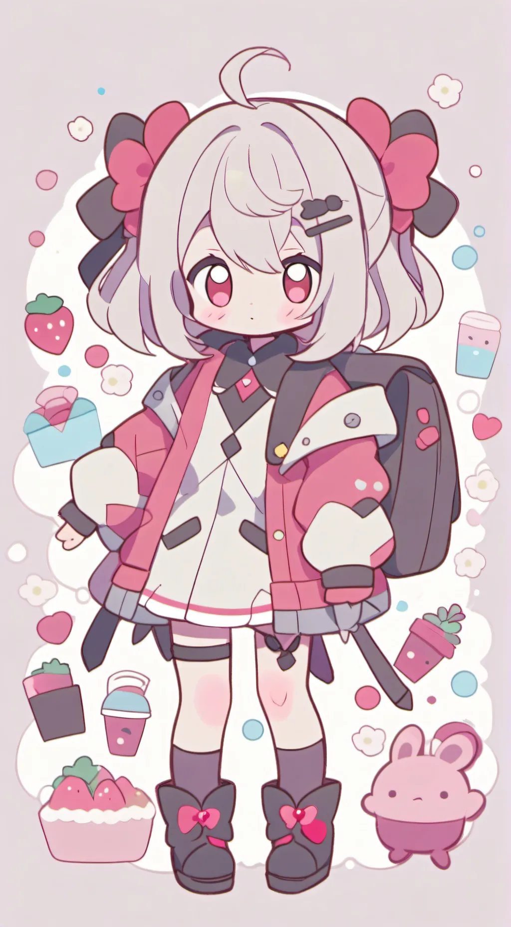 ai character: denme ideas  background