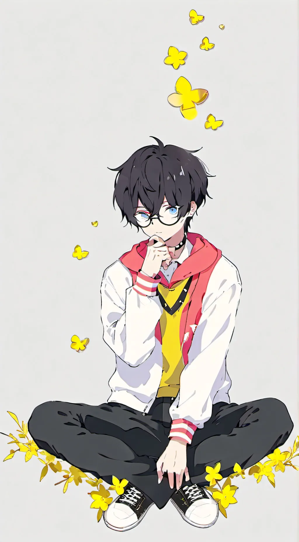 ai character: Takashi  background