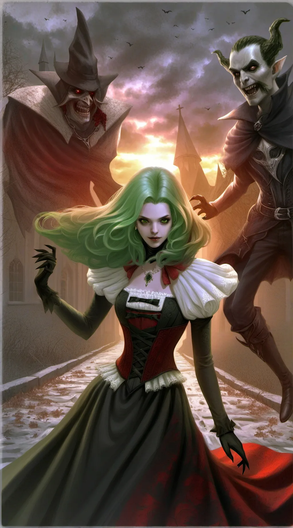 ai character: mha vampire background