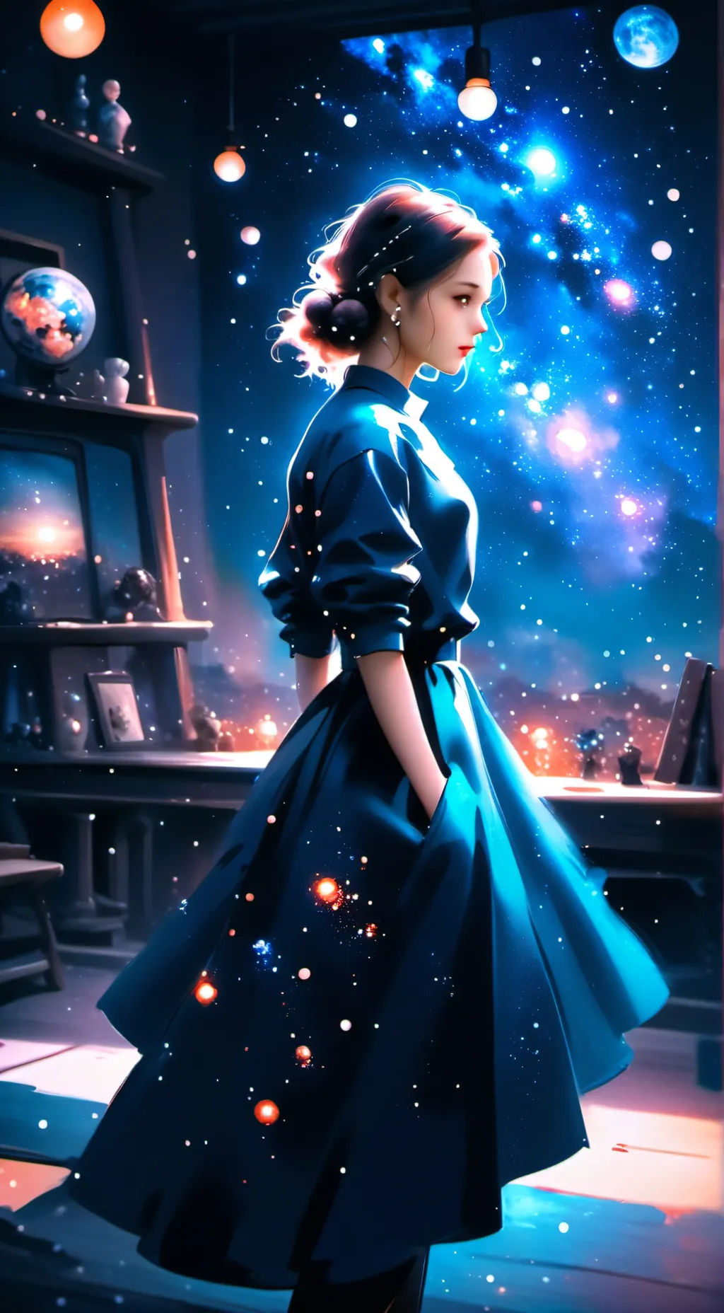 ai character: Aria background