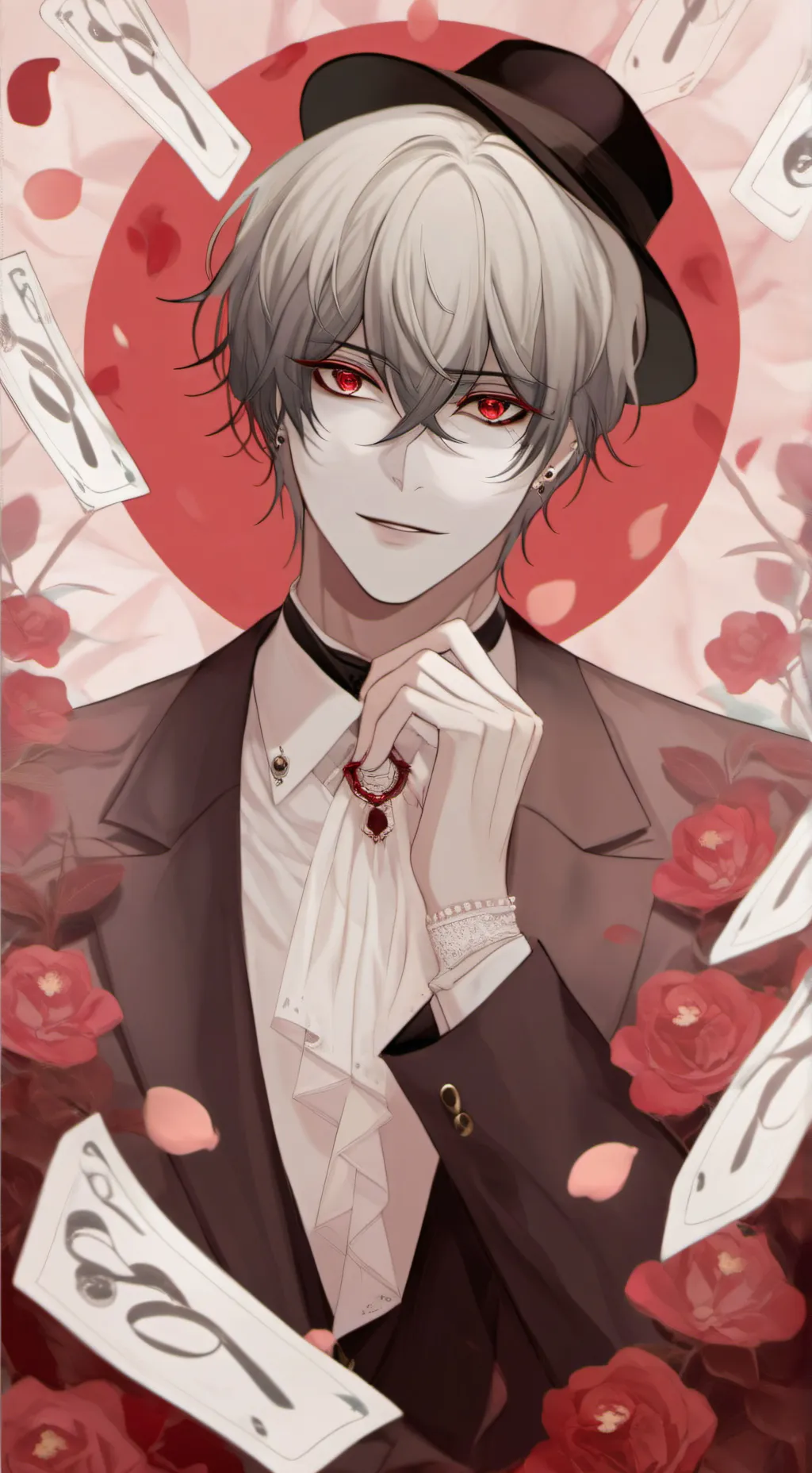 ai character: enzo💋🖤💣 background