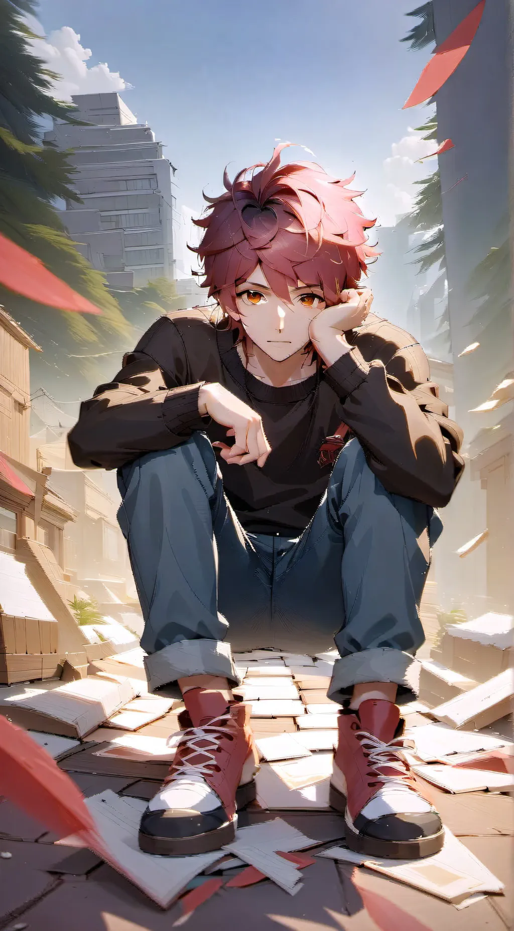 ai character: Yuji Itadori background