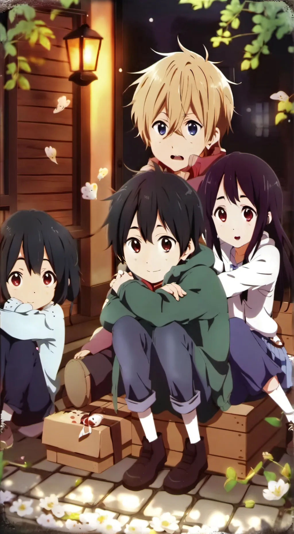 ai character: Back street kids background