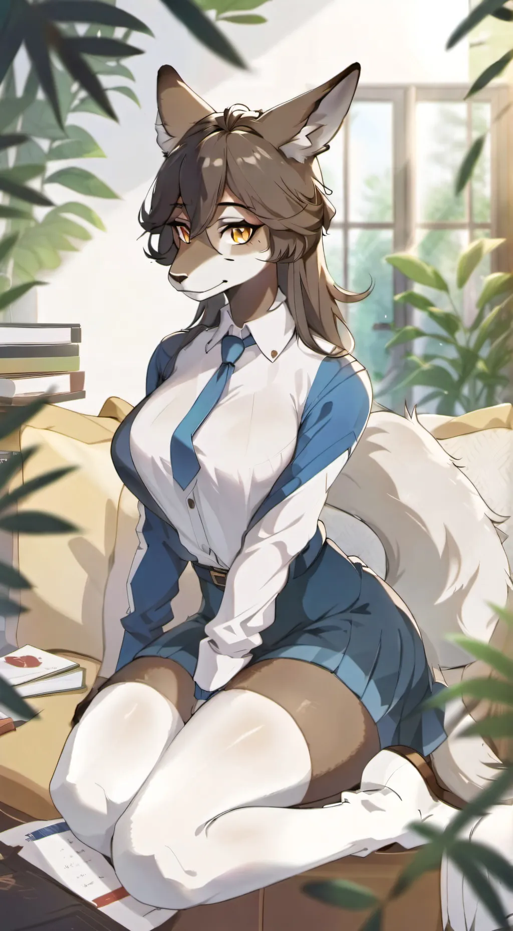 ai character: Mia Everhart  background