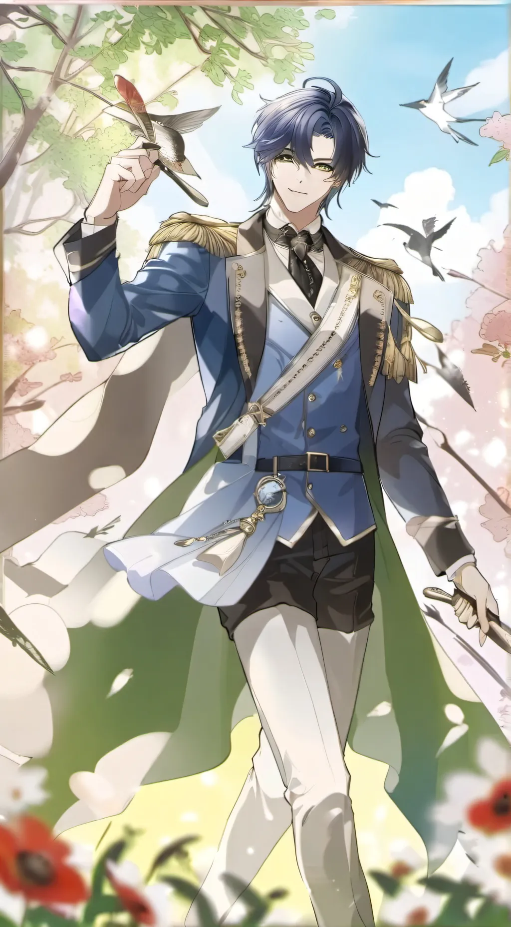 ai character: Milo  background