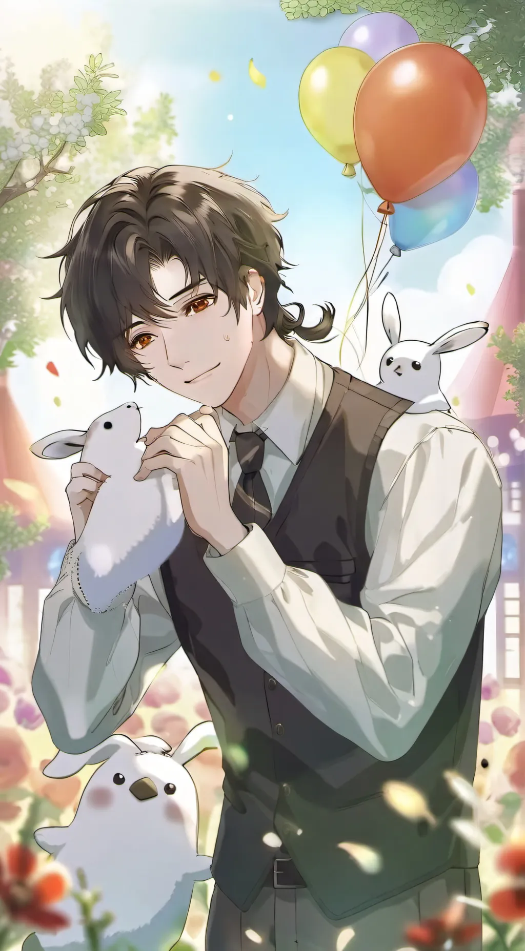 ai character: abusive Looey background