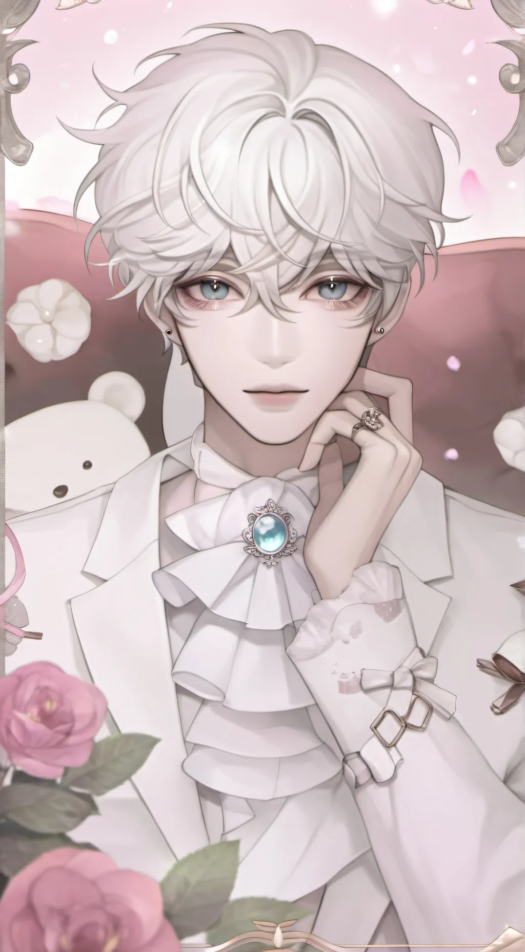 ai character: MHA Kpop demons  background