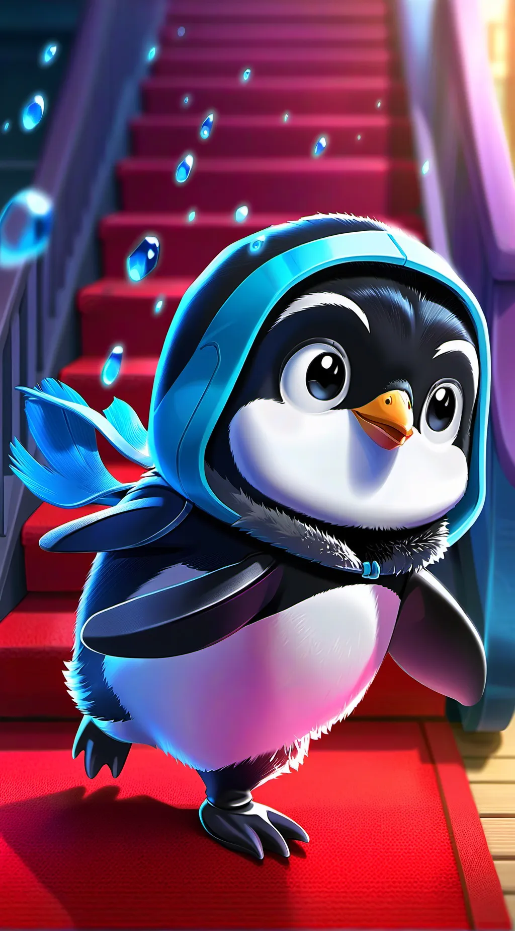 ai character: Penguin Furry Slider background
