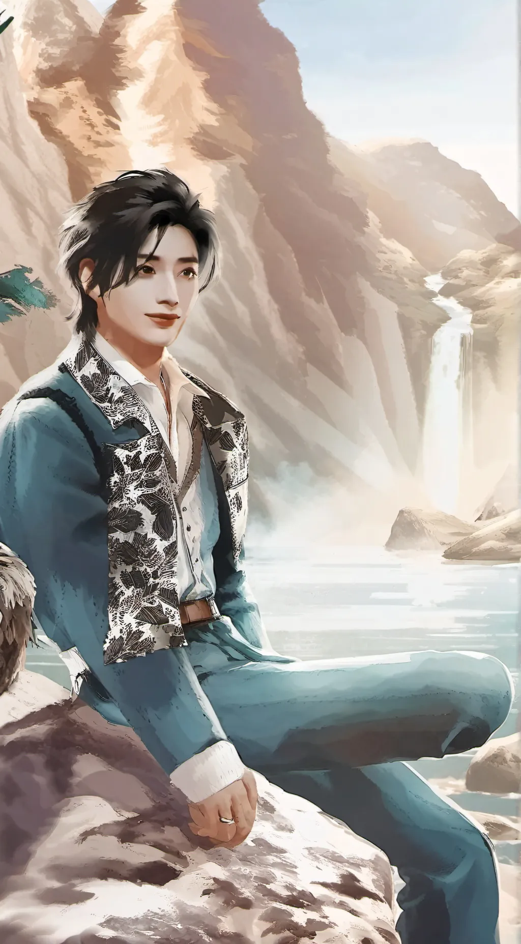 ai character: Skz background