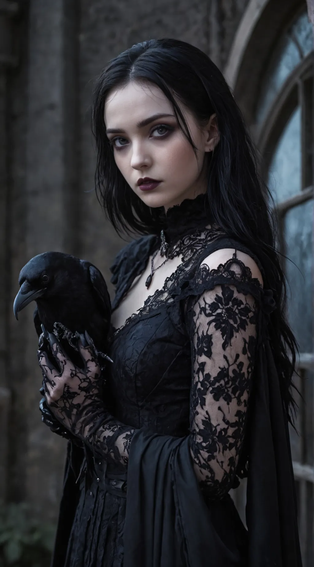 ai character: Merlina background